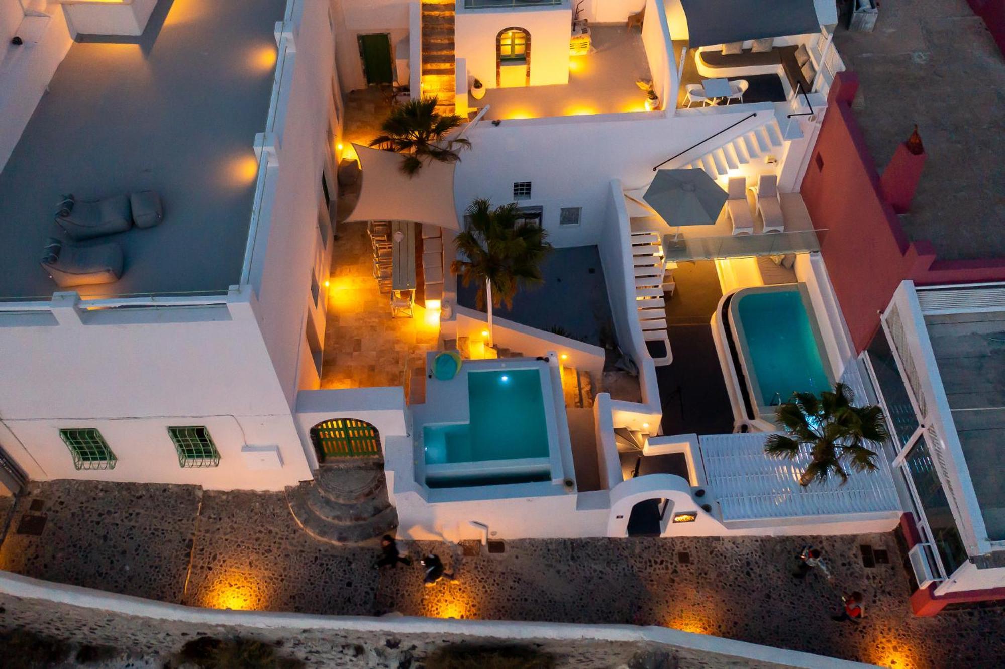 Villa Opera Mansion Santorini Fira  Esterno foto