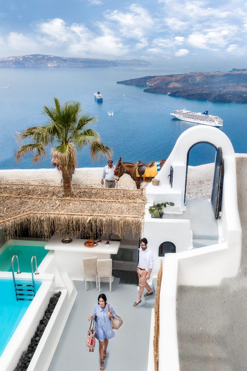 Villa Opera Mansion Santorini Fira  Esterno foto